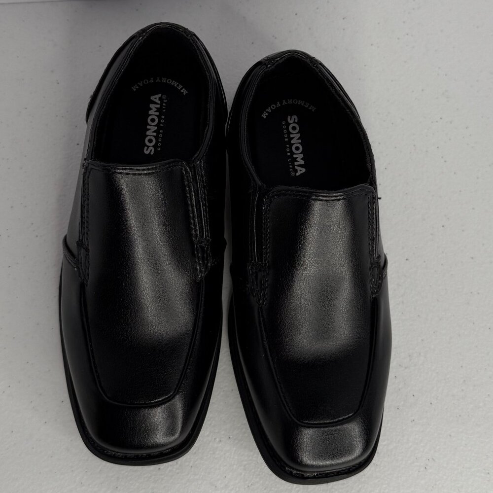 Sonoma‎ Boys Black Slip-On Dress Shoes – Size 13 Medium